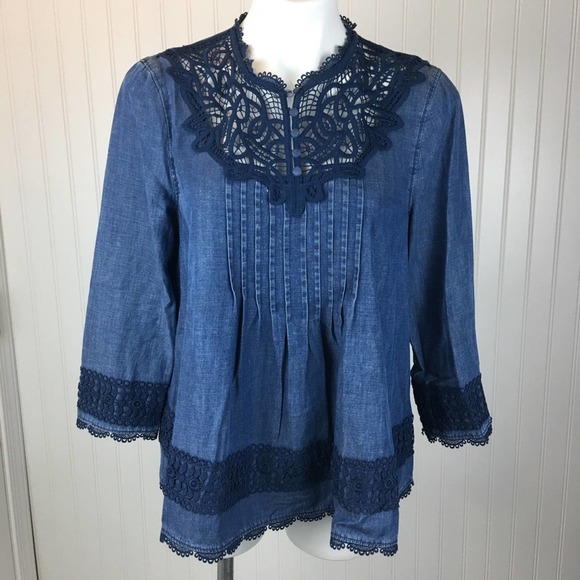 Anthropologie | Holding Horses Pilgrim Top | Size Large - Picture 3 of 10